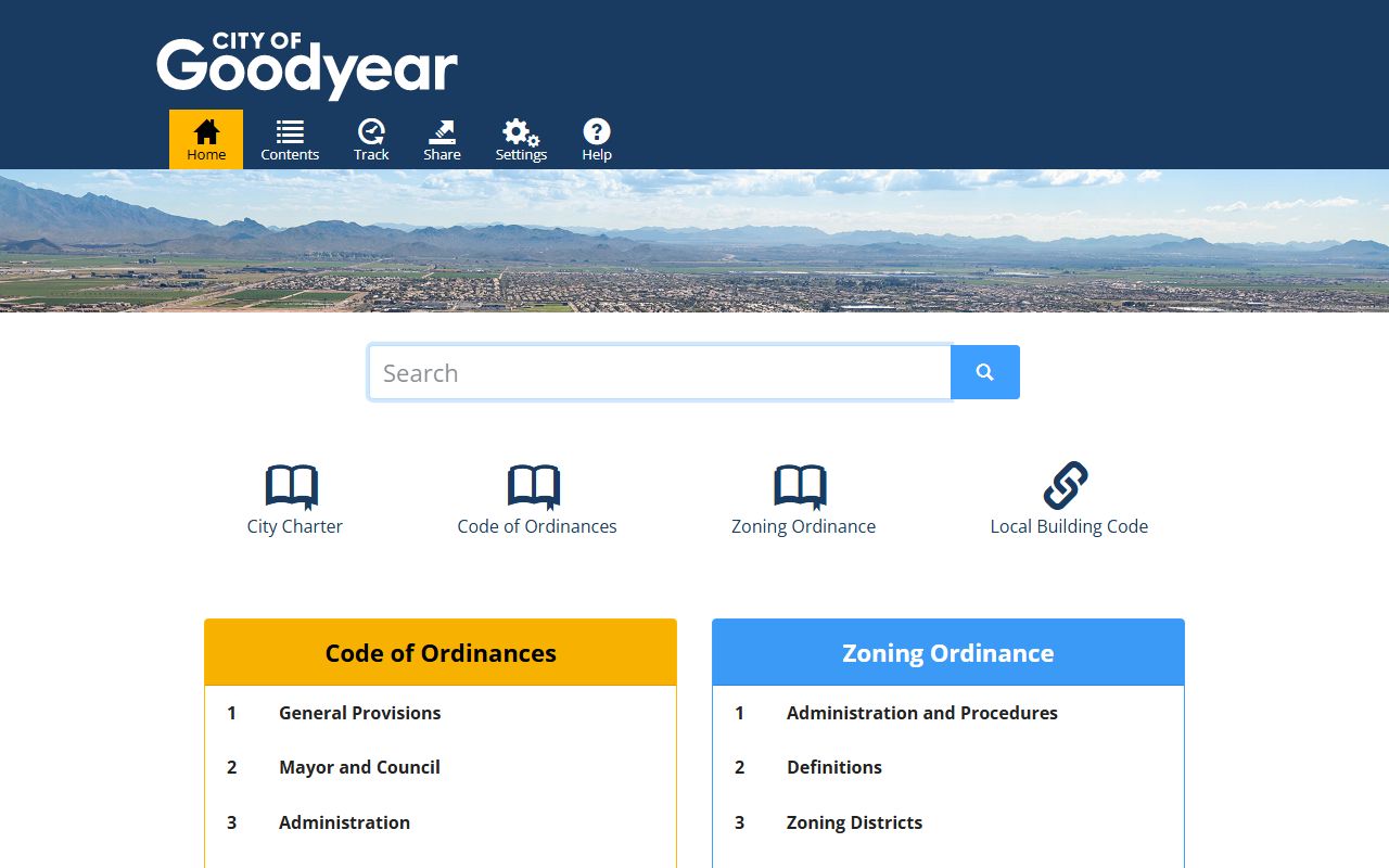 Goodyear municipal code online