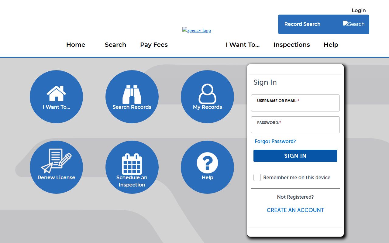 Mesa building permits search on Accela system