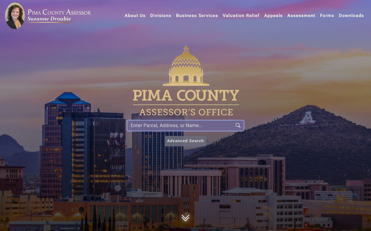 Pima County Assessor property search database